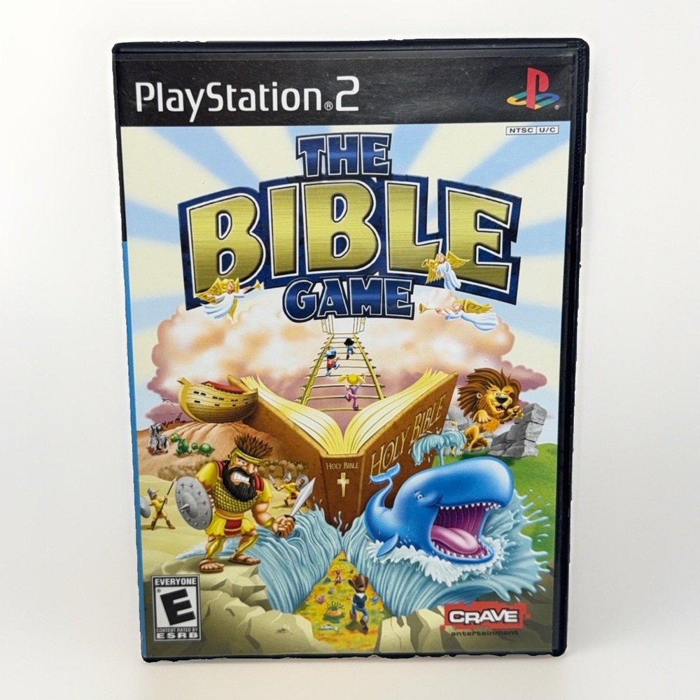 The Bible Game Sony PlayStation 2 PS2 Game Complete CIB Manual Tested Crave